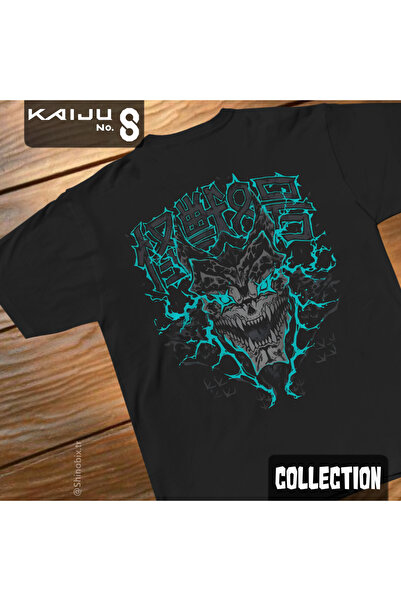 SHINOBIX كايجو رقم. 8 تي شيرت أنيمي كافكا هيبينو كبير الحجم