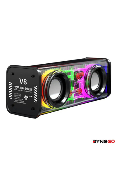 Dynego Bluetooth Hoparlör Şeffaf Rgb Işık Kablosuz Hava Sporcu Bluetooth Ses ...