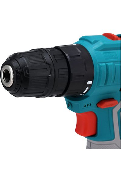 TOTAL 12V 20Nm battery drill, plastic bag with extra battery and charger