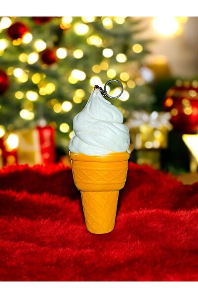 Mutluluk Kutunda Var سلسلة مفاتيح على شكل آيس كريم