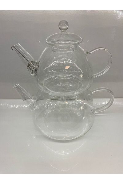 Babe home Borosilicate Teapot Flat Model Heat Resistant 600 ml 1000 ml