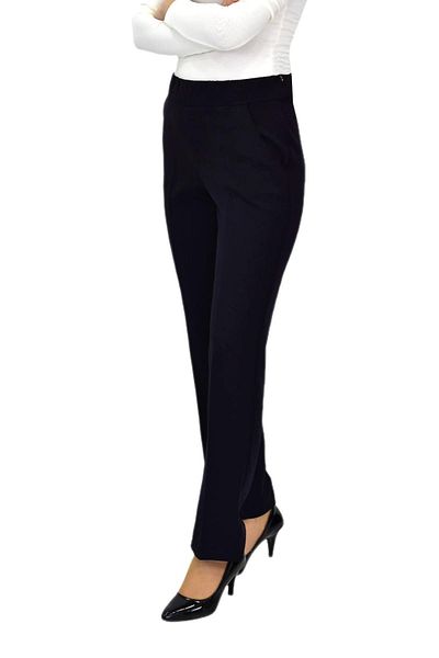 Nazal Women's Fabric Pants, Elastic Belt Bgl-St04320