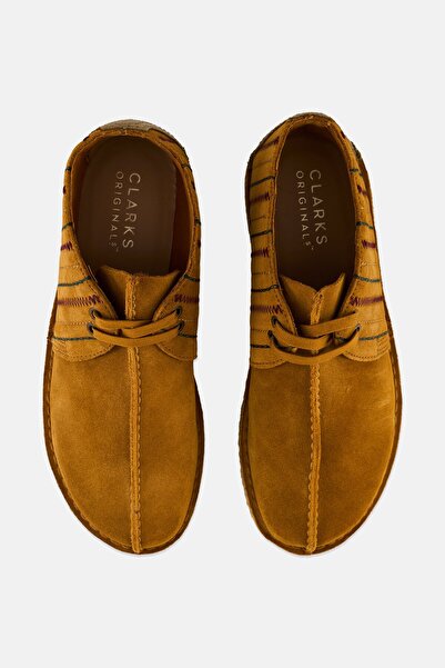 CLARKS Men Standard Desert Trek Lace Up Shoes, Sand Brown