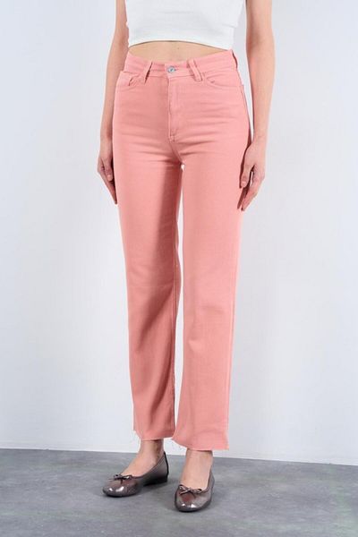 COTTONLAB Pantaloni drepti - Pudra