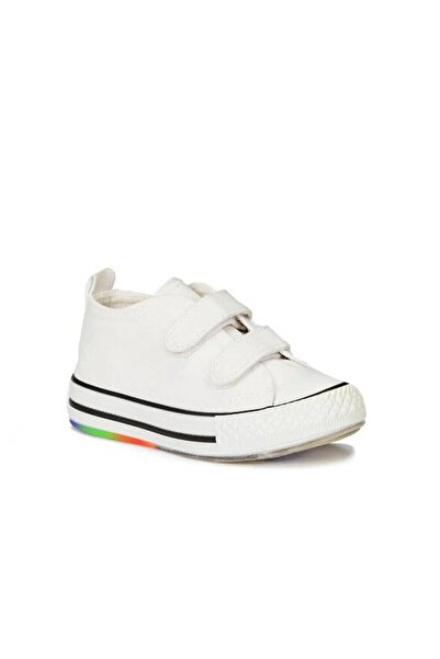 Vicco V1087505 Children's Daily Sports White Anatomical Light Textile Linen Lightweight Unisex Shoes