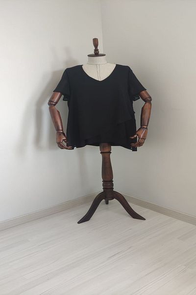 xlargebutik Plus Size Clothing Super Baddass Black Buluz