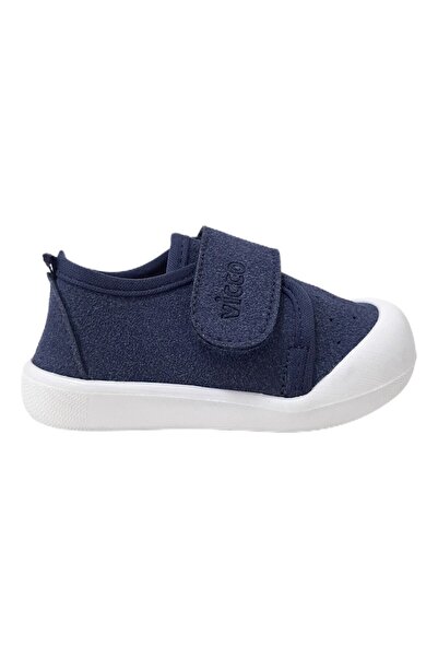Vicco V1012033 First Step Navy Blue Baby Boy Walking Shoes