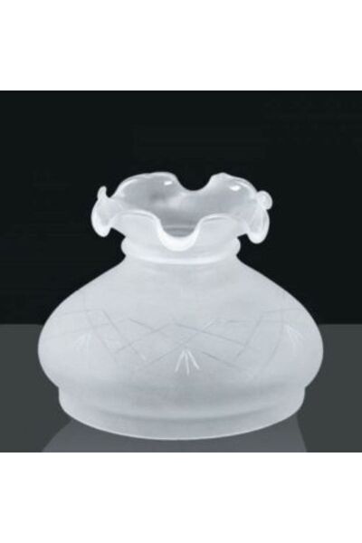 Genel Markalar 14cm boyunda, 11cm çapında şık beyaz alaaddin avize camı, evin...