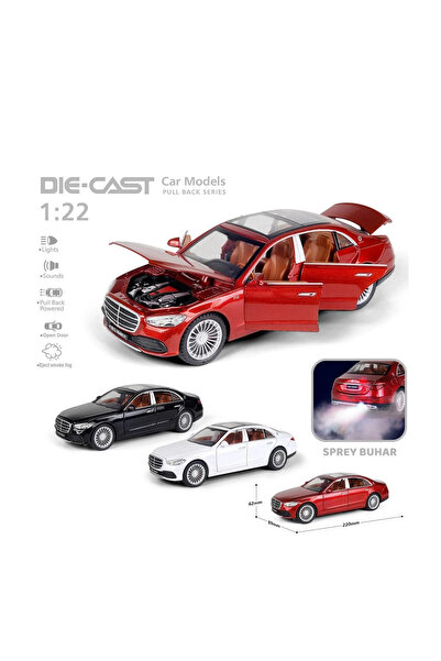 Vardem Sesli Işıklı Buharlı mercedes  Araba 1:22 -1 adet