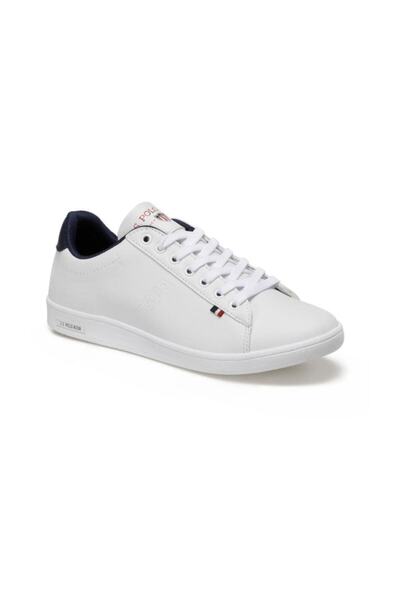 U.S. Polo Assn. Men's White Casual Shoes Sneaker