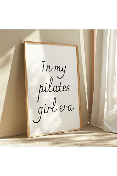 DES VU PRINT In My Pilates Girl Era, Pilates Reformer Pilates Temalı Çerçeves...