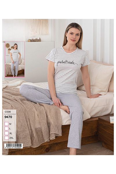 meynur moda 90% Cotton Combed Pajama Set