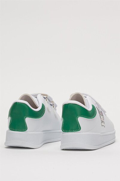 Liger Çocuk Kuromi Baskılı Cırtlı Unisex Spor Ayakkabı YEŞİL