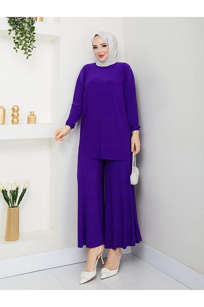 MODAMÜNASİP New Season Very Comfortable Stylish Sandy Trousers Suit