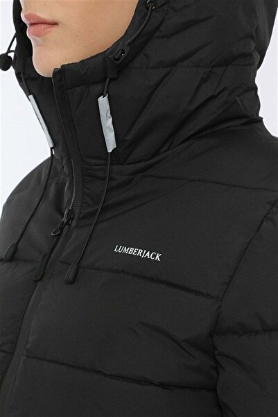 lumberjack 101165657   Apresque Coat Short Coat Byn - Μαύρο - S - St05339-μαύρο-s Παλτό