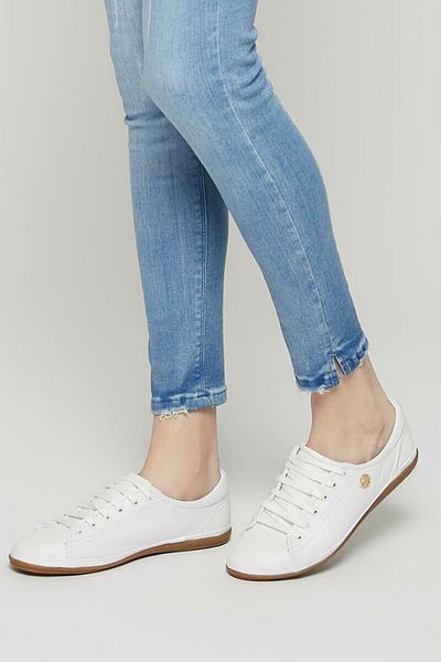 U.S. Polo Assn. Pantofi albi Jojo pentru femei, din piele naturală, pantofi sport casual 36/40 -2 pantofi