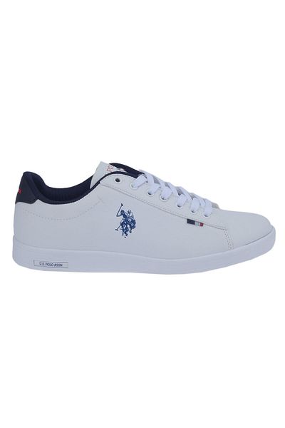 U.S. Polo Assn. Βάση. Ανδρικά αθλητικά παπούτσια Casual Polo Franco Dhm White