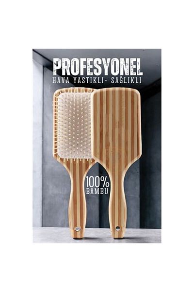 Store Winwinstore Bamboo Healthy Hair Detangling Comb Air Cushion Hair Brush