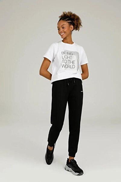 lumberjack Φόρμα Jogger 2pr Κεντημένη με 2 τσέπες με ραβδώσεις στο κάτω μέρος