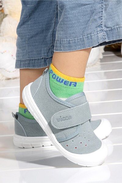 Vicco Anka Unisex Bebe Gri Pantofi Casual Casual