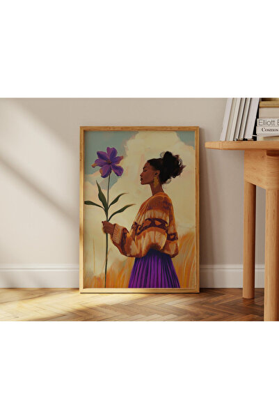 woodhomeworks Tek Bohem Tablo Salon Ofis Dekor Ttk