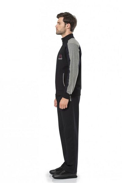 Pierre Cardin Set de trening sport pentru bărbați - 2 bucăți cu logo, L1.PC.004.12.14