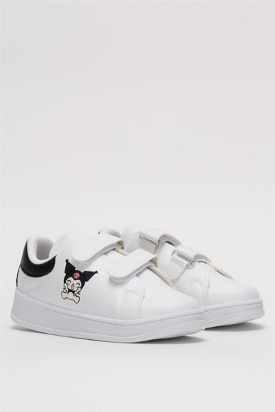 Liger Children's Kuromi Printed Velcro Unisex Sports Shoes Black