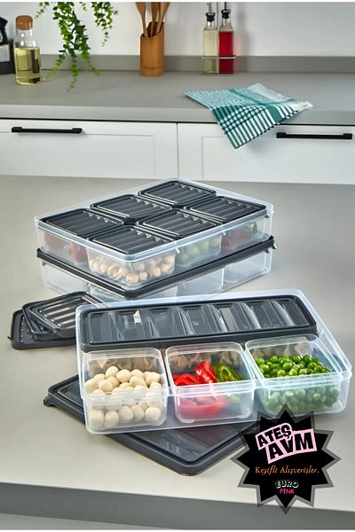 Euro Pink Microwave and Freezer Compatible 5 Piece Storage Container Set, 3X250 ml 1X1000 ml 1X2500 ml