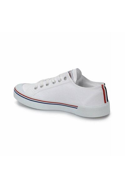 U.S. Polo Assn. Πόλο Ασν. Ανδρικά αθλητικά παπούτσια από λευκό ύφασμα Penelope