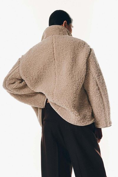 H&M Loose-fit teddy jacket