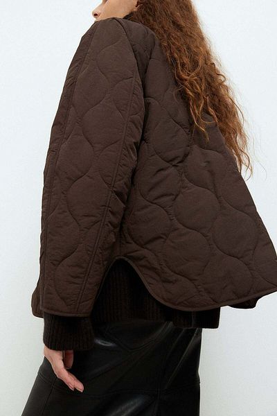 H&M Oversized quilted jacket
