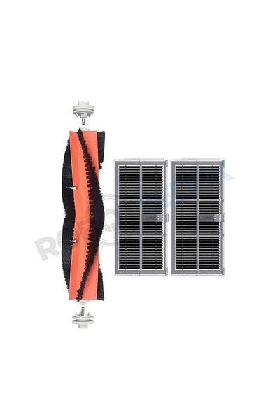 robotyedek Dreame X40 Ultra L40 Ultra Compatible Main Brush and Hepa Filter-3 Pieces