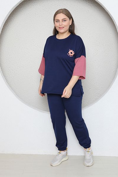 FAMES PİJAMA ΣΚΟΥΡΟ ΜΠΛΕ ΦΟΡΜΑ ΜΕΓΑΛΟΥ ΜΕΓΕΘΟΣ