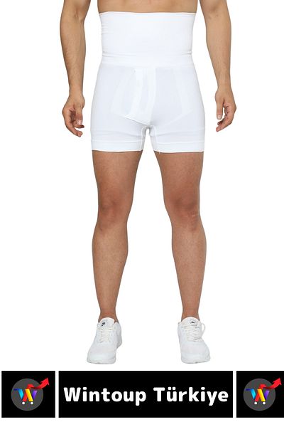 Wintoup Special Production Belly Hip Enhancer Firming Waist Straightening Slimming Men's Double Boxer Corset