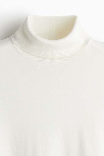 H&M Slim Fit Fine-knit polo-neck jumper
