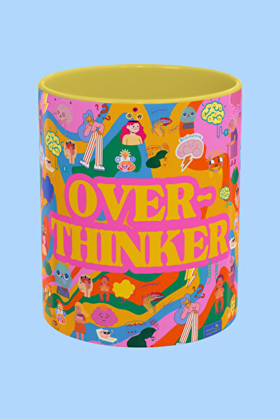 Midas Design كوب من البورسلين بتصميم خاص بتصميم "أوفيرثينكر"