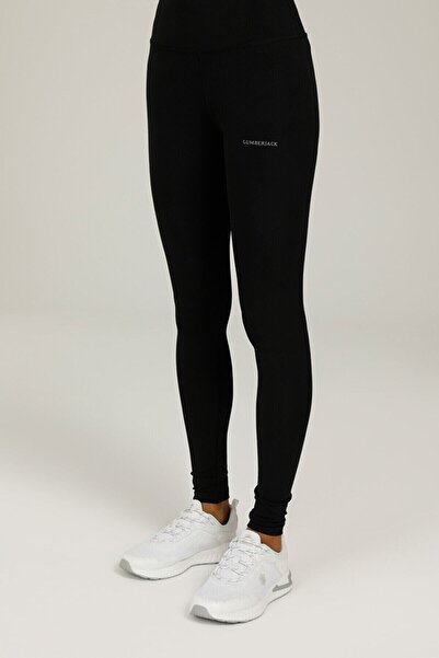 lumberjack Women's Tights Basic Leggings Ct125 Black/Black 22W45Ct125 Tights