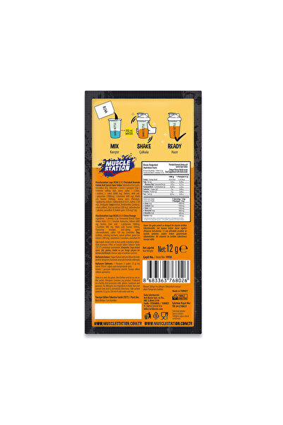 Muscle Station Musclestation Bcaa Citrus Orange 24x12 Gr