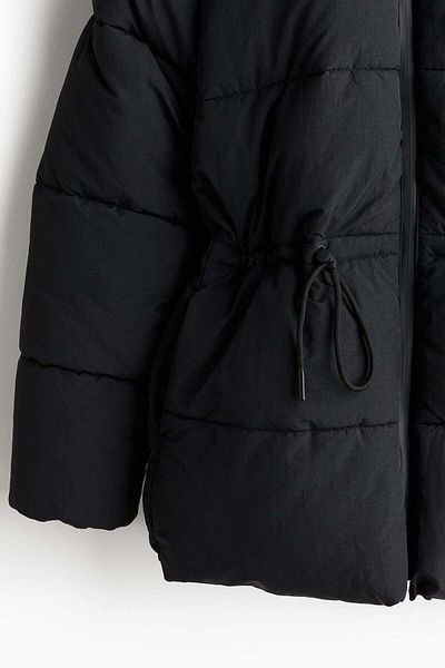 H&M Oversized drawstring-waist puffer jacket