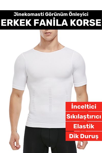 Wintoup Special Production Gynecomastia Upright Posture Enhancer Belly Firming Elastic Men's Undershirt Corset