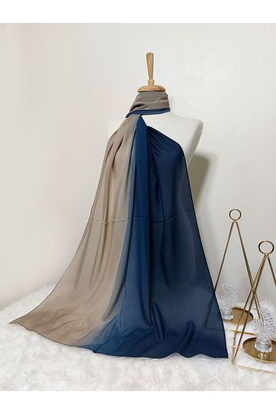 REMOMODA Italian Chiffon Shawl Gradient Model You Can Use Both Sides, High Quality Soft-Soft
