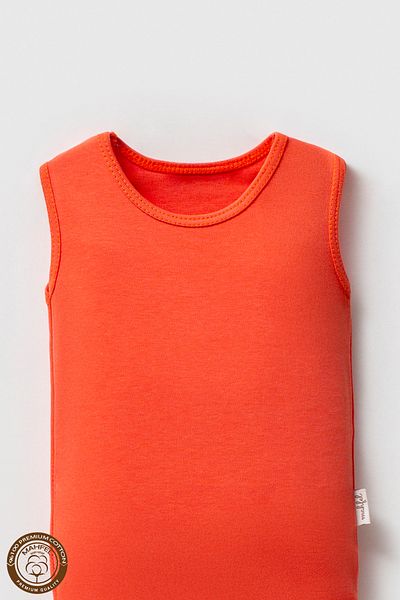 MAHFEL 100% Organic Cotton Sleeveless Baby Bodysuit with Snap Fasteners