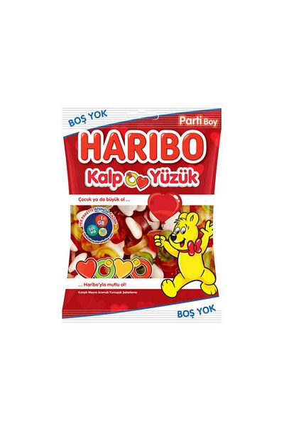 Ülker Haribo Rings with Heart Motif Are Packaged