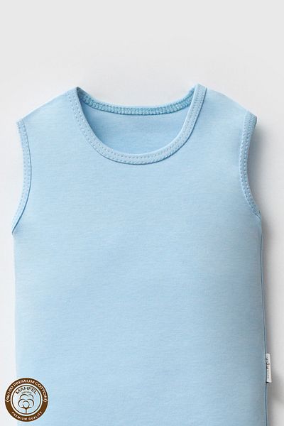MAHFEL 100% Organic Cotton Sleeveless Baby Bodysuit with Snap Fasteners