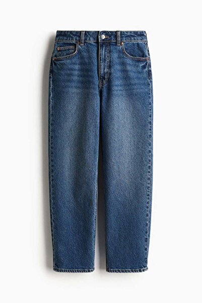 H&M بنطلون جينز ضيق ومستقيم القصة حتى الكاحل