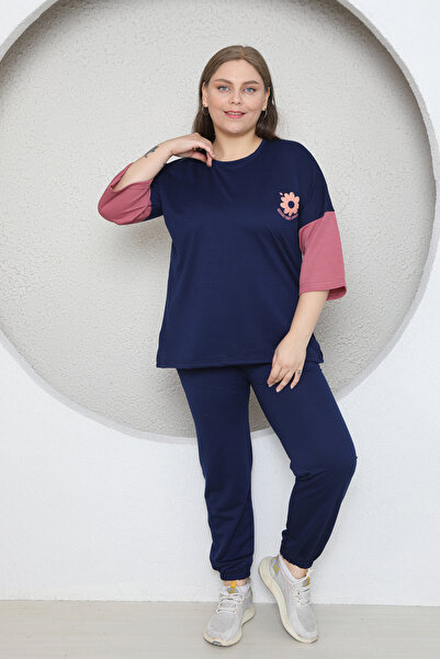 FAMES PİJAMA ΣΚΟΥΡΟ ΜΠΛΕ ΦΟΡΜΑ ΜΕΓΑΛΟΥ ΜΕΓΕΘΟΣ