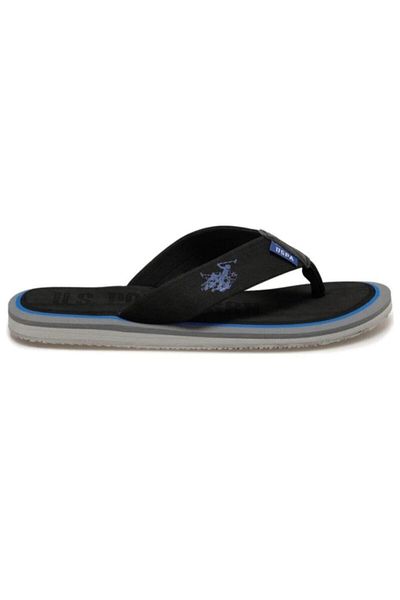 U.S. Polo Assn. Ανδρικές σαγιονάρες με άνετη σόλα Vitus Black