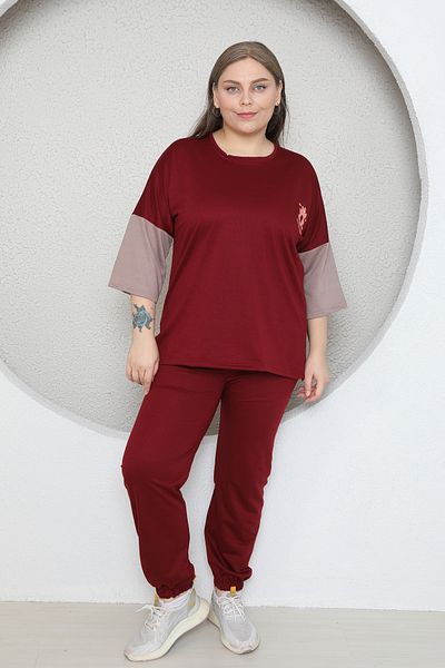 FAMES PİJAMA ΦΟΡΜΑ ΜΕΓΑΛΟΥ ΜΕΓΕΘΟΣ ΒΟΡΔΟ