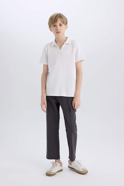 DeFacto Pantaloni antracit pentru băiat D7688a8/ar161