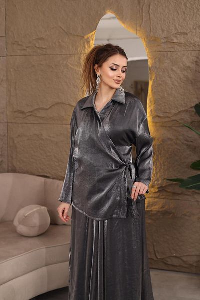 MAY MARA   Oversize μπλούζα Etelik 2 τεμαχίων Σετ βραδινό φόρεμα